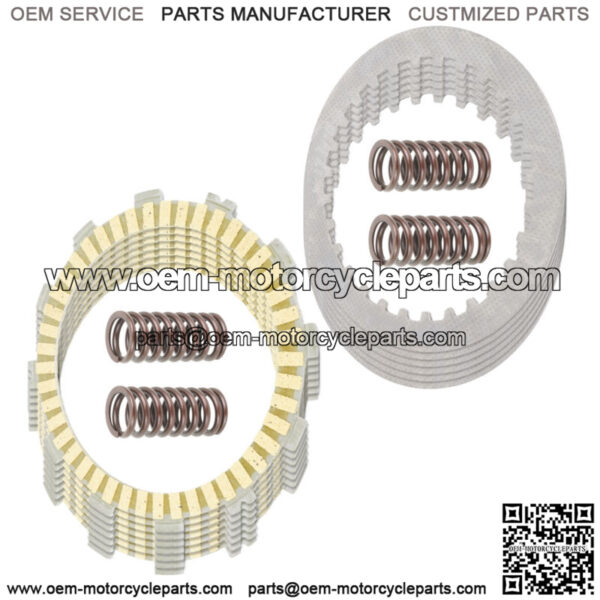 Clutch Friction Steel Plates And Springs for Honda XR500R 1983 1984