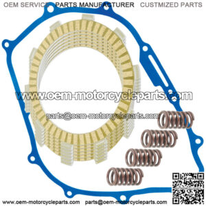 Clutch Friction Plates W/Gasket Kit for Honda XR250L 1991-96 / XR250R 1984-1995