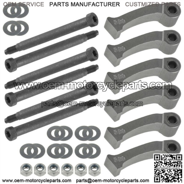 6x Clutch Weights w/ Hardware For Can Am 420248495 (For: Can-Am)