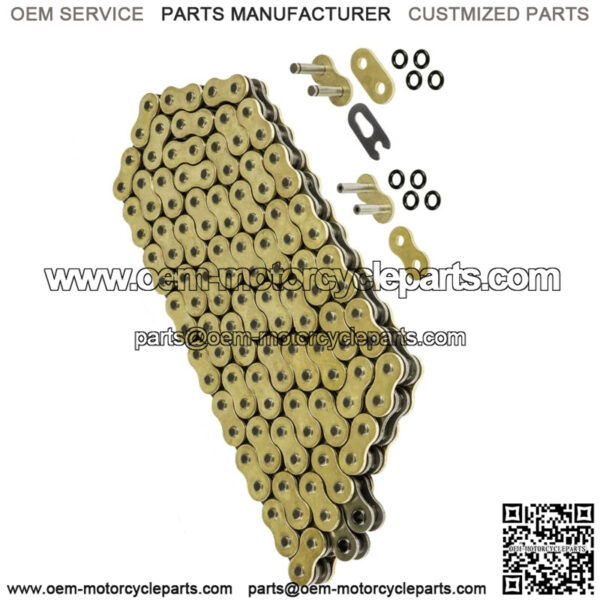 O-Ring Drive Chain for Yamaha R6 YZFR6 YZF-R6 2006 2007 2008 2009 2010 Golden