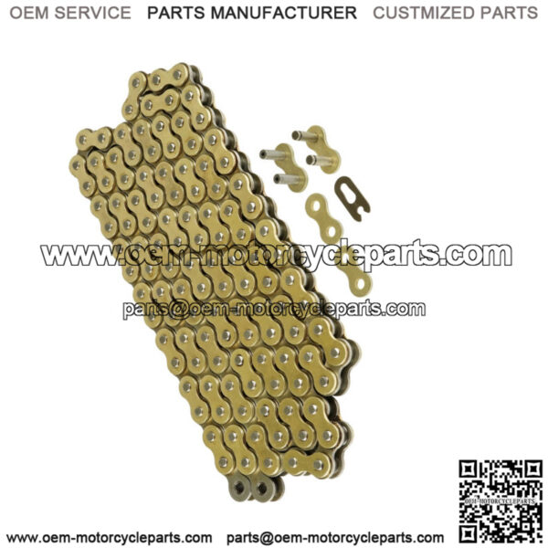 Golden Drive Chain for Dirt Bike Motorcyce Quad 520-Pitch 120-Links Non O-Ring