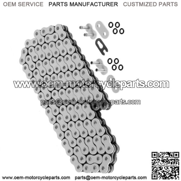 O-Ring White Drive Chain for Yamaha YZ250 1983 1984 1998 1999