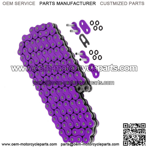 O-Ring Purple Drive Chain for Yamaha Banshee 350 YFZ350 1997-2006