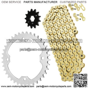 Drive Chain & Sprocket Kit For Yamaha Raptor 350 YFM350 2004 2005 2006 2007-2013