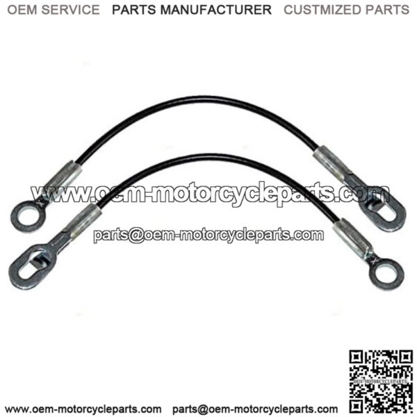 Tail Gate Cable Strap Set 2 for 88-98 GMC K1500 2500 3500 Pick Up Truck Tailgate