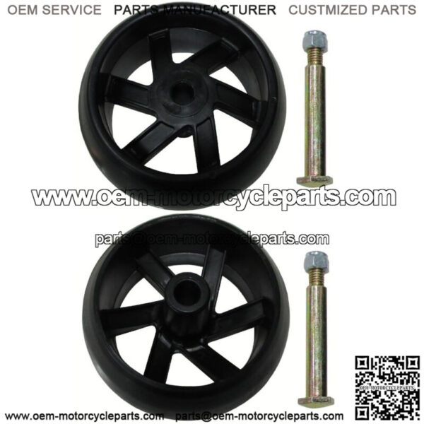 2 PK Mower Deck Wheels Bolts 174873 133957 193406 532174873 Fits Husqvarna Poula - Image 3