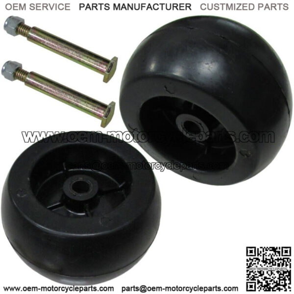 734-04155 Two Deck Wheels+Bolt Offset Hub Fits Cub Cadet - Image 2