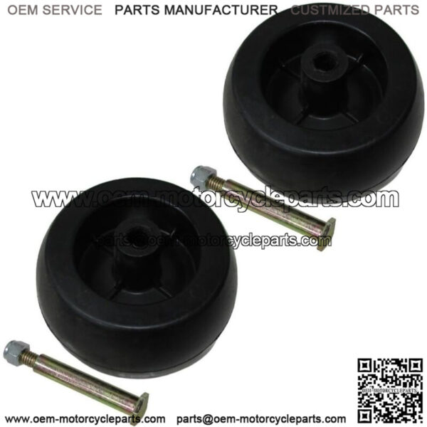 734-04155 Two Deck Wheels+Bolt Offset Hub Fits Cub Cadet - Image 3