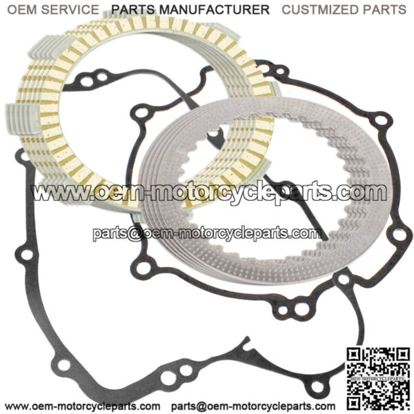 Clutch Friction Plates And Gasket Kit for Kawasaki KX100 2001-2013 (Fits: Kawasaki)