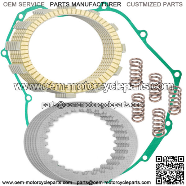 Clutch Friction Plates And Gasket Kit for Kawasaki Vulcan S 650 EN650 2015-2020 (Fits: Kawasaki)