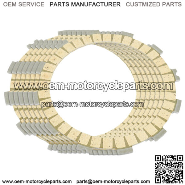 Clutch Friction Plates for Kawasaki KL250 KLR250 1978-1984 (Fits: Kawasaki)
