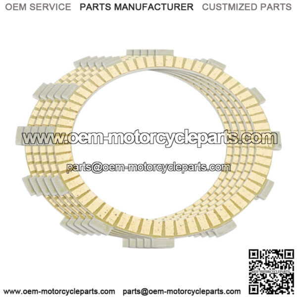 Clutch Friction Plates for Kawasaki Ninja 250R EX250E EX250F 1986-2007 (Fits: Kawasaki)