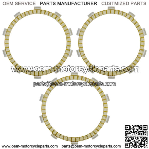 Clutch Friction Plates for Kawasaki Ninja 400 EX400 ABS 2018 - 2021 / 13088-0593 (Fits: Kawasaki) - Image 3
