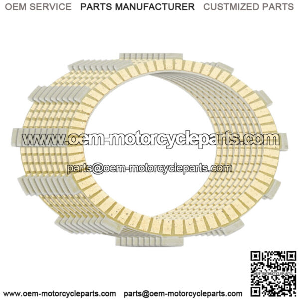 Clutch Friction Plates for Kawasaki Concours 1000 ZG1000A 1986-2006 (Fits: Kawasaki)