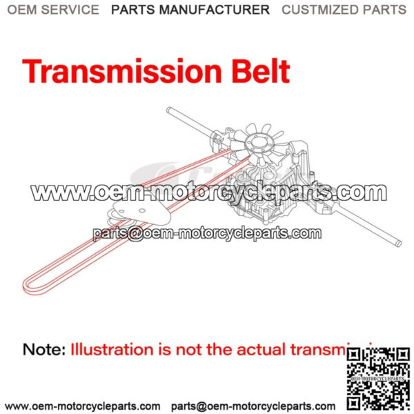 Power Train Belt for Husqvarna GTH2248 XPA XPB GTH2250 GTH2254 GTH2350 GTH250 - Image 2