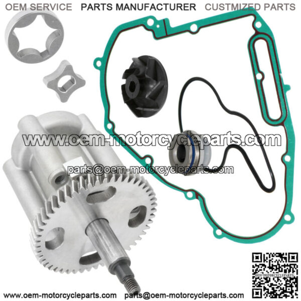 Oil Pump Water Pump Impeller Seal Kit for Polaris RZR 800 EFI 2008 2009-2014