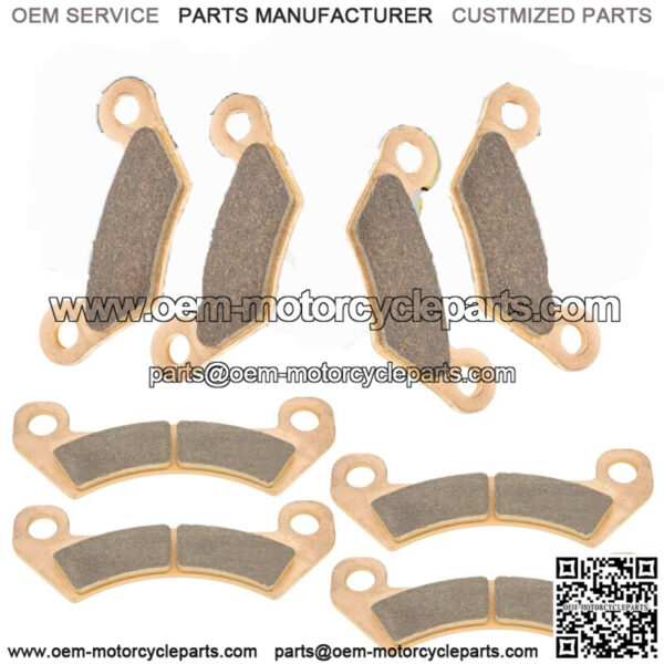 Front And Rear Brake Pads for John Deere Am14118Am140607