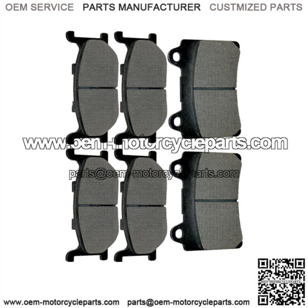 Front Rear Brake Pads for Yamaha XVZ1300 Royal Star 1300 Tour Deluxe 2005-2009