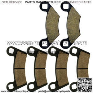 Front And Rear Brake Pads for Polaris Outlaw 525 2X4 Irs 2007-2011