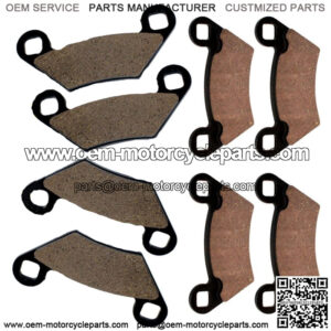 Front and Rear Brake Pads for Polaris Sportsman X2 570 EFI EPS 2015-2019