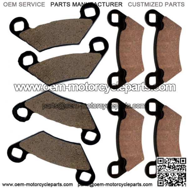 Front and Rear Brake Pads for Polaris Sportsman X2 570 EFI EPS 2015-2019