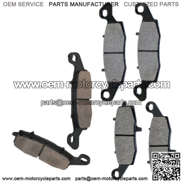 Front & Rear Brake Pads for Kawasaki KZ1000 Police 1000 2002 2003 2004 2005