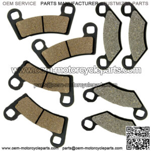 Front and Rear Brake Pads for Polaris RZR 570 2012 2013 2014 2015 2016 2017-2020