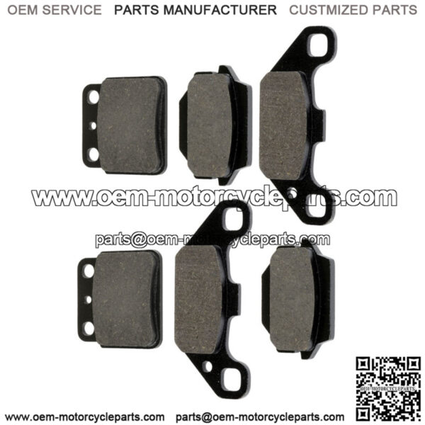 Front & Rear Brake Pads for Suzuki LT250R Quad Racer 250 1987-1992