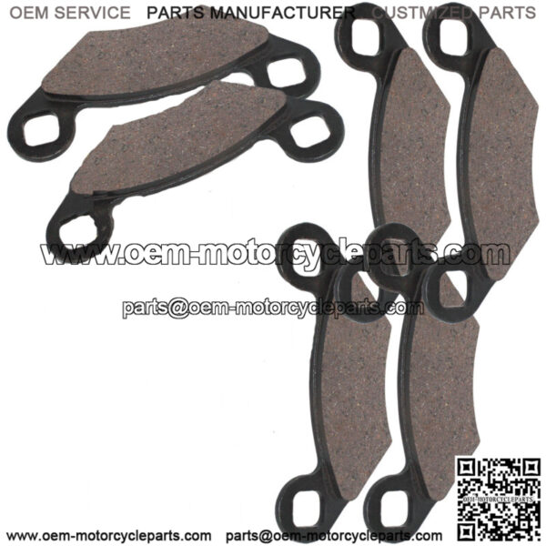 Front Rear Brake Pads for Polaris Sportsman 300 4X4 2008 2009 2010