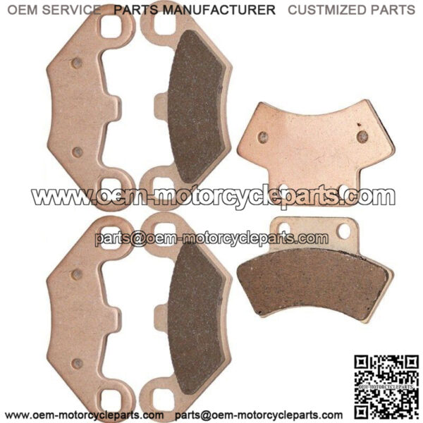 for Polaris Trail Boss 300 2X4 4X4 1995 Sintered Front & Rear Brake Pads