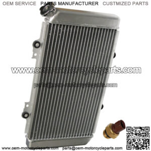 Radiator for Yamaha Grizzly 660 YFM660F Hunter Wetlands 2003-2006 & Heat Sensor