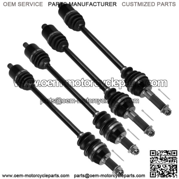 Front Rear Left Right CV Joint Axles for Polaris Ranger XP 900 All 2013-2017