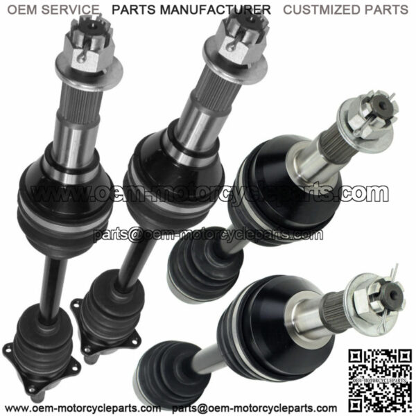 Front Rear Left Right CV Joint Axles for Can-Am Renegade 500 4X4 EFI 2008-2010