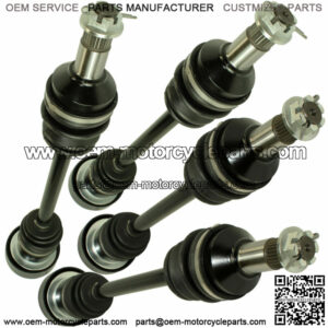 Front Rear Left Right Axles for Arctic Cat 400 4X4 2006 2007 2008 2010-2014