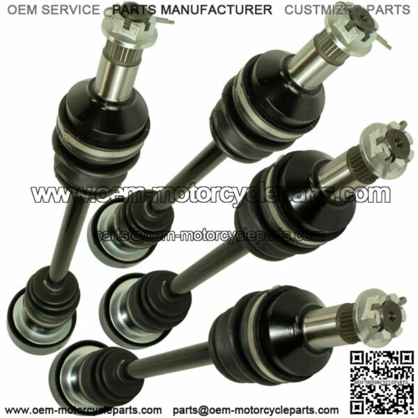 Front Rear Left Right Axles for Arctic Cat 400 4X4 2006 2007 2008 2010-2014