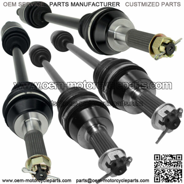 Front Rear Left Right CV Joint Axles for Polaris Ranger 800 6X6 EFI 2010-2017