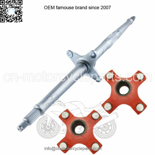 Honda rear wheel axle and hubs TRX 400 EX / 400 X Sportrax 400 1999 2000 - 2014