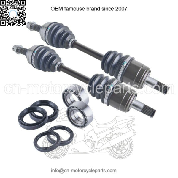 Honda Front cv axles wheel bearings & seals set TRX 350 Rancher 2000 2001 -2005