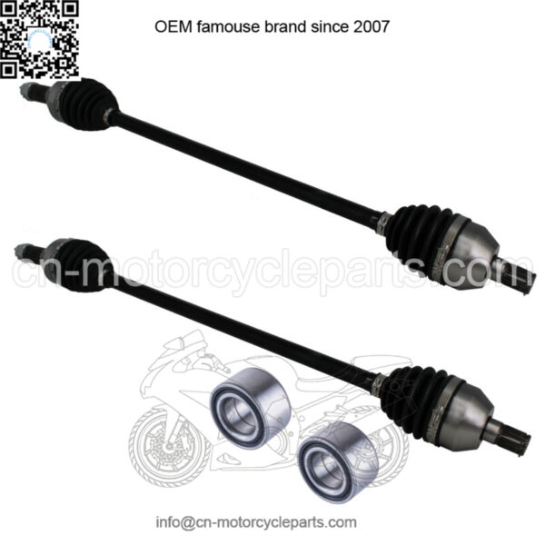 Can Am rear cv axles & wheel bearings set for Maverick X3 Turbo 64" 705502154
