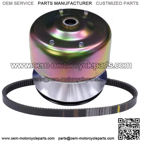 Driven Clutch & Drive Belt AM138536 M174026 For John Deere 4x2 6x4 TX Turf Gator