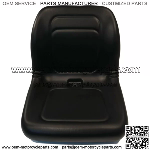 Black High Back Seat for John Deere TX Turf, TH 6x4, TE Gator Utility Vehicles - Image 5