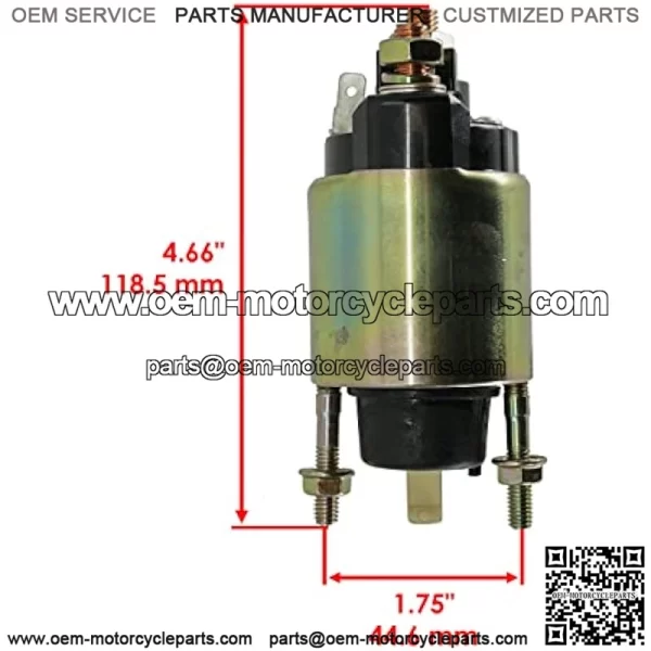Starter Solenoid Compatible with John Deere 1200 1200A Bunker and Field Rake/Vehicle - Image 2