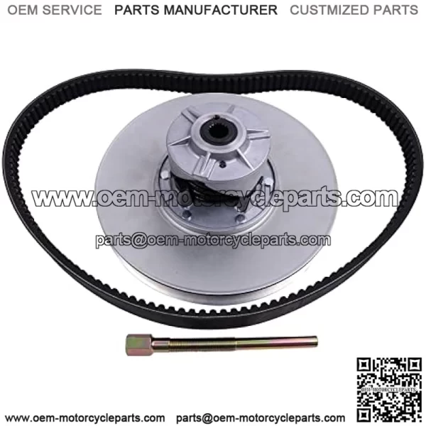 Driven Sheave Secondary Clutch AM140967 AMT2707 With Belt RE28721 Puller JDG11200 Compatible with John Deere Gator 4x2 6x4 Gas Gator Utility Vehicles Riding Mower/Bunker Rake 1200A