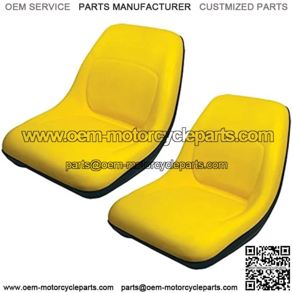 Set of 2 Yellow Seat Fits John Deere 1200A 4X2 Fits Gator 6X4 Fits Gator Models Replaces A-AM116408 A-AM116408-A AM116408