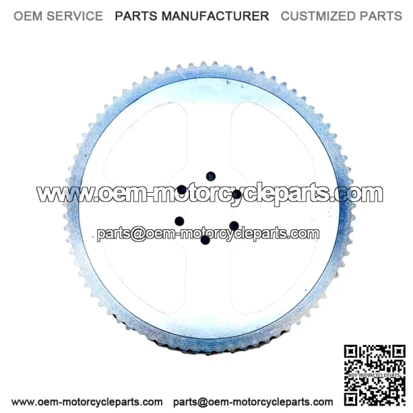 75T 37.5mm #35 silver sprocket - Image 3