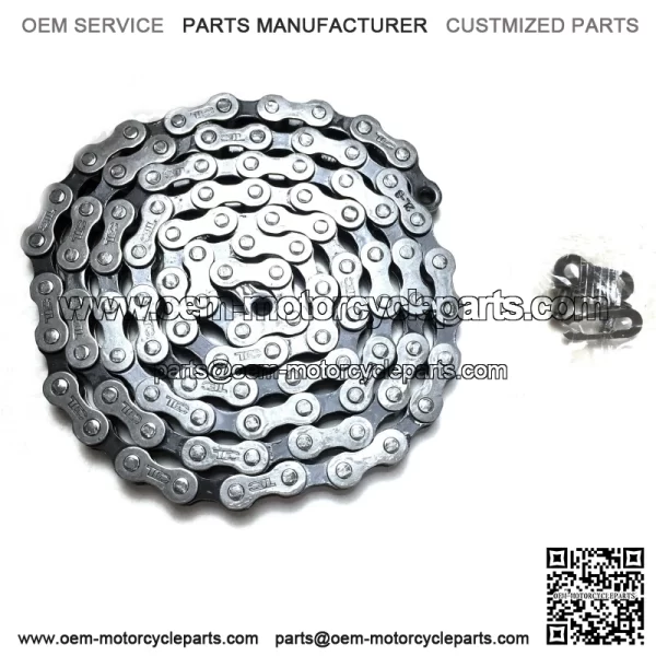 C410 Single Speed BMX Fixie Bike Chain 1/2" x 1/8" 98 Links - Image 2