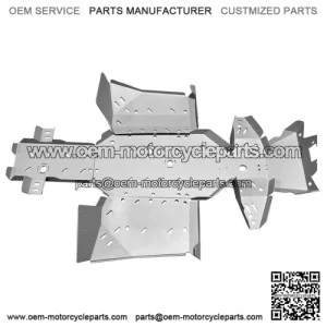 For CFMOTO CFORCE 800 XC/1000 2018-2024 Aluminum Full Chassis Central Skid Plate