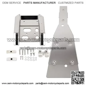 Full Chassis Glide & Swing Arm Skid Plate Compatible with 2003-2008 Suzuki LTZ400 Z400 Kawasaki KFX400 Arctic Cat DVX400 Guard Bottom Frame Engine