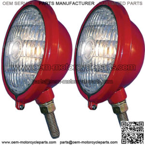 Front Lights Fits IH Fits 375855R91 12V A B C Fits Cub H M SUPERS 300 40