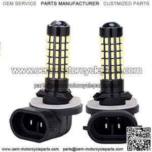 881 Golf Cart LED Head Light Bulb for EZGO, Club Car DS & Precedent, Headlight or Fog Light Replacement Bulb, Pack of 2